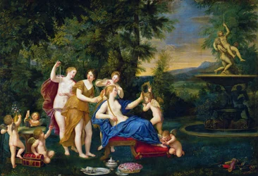 Venus, johon osallistui nymfit ja kupidot